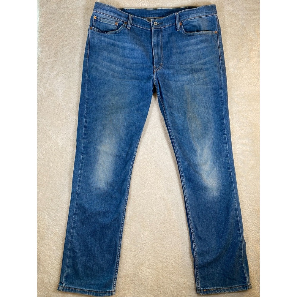 Levis 511 Jeans Mens 38x32 Blue Denim Slim Fit Jeans